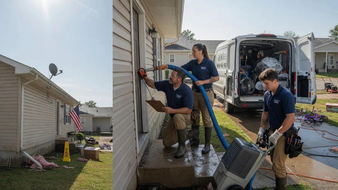 Ceiling Water Damage Restoration in Mccracken, KS near me